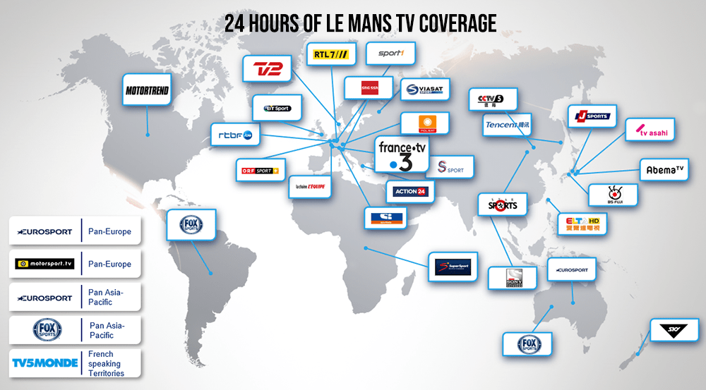 24 Hours of Le Mans 2023 TV Coverage